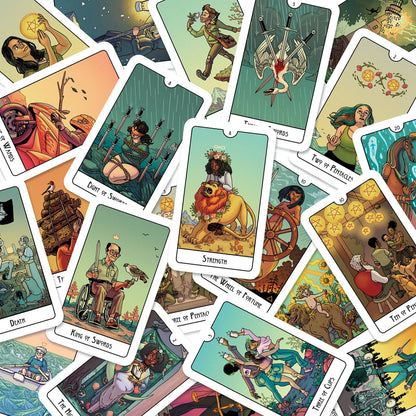 This Might Hurt Tarot deck modern inclusive tarot with diverse artwork UK