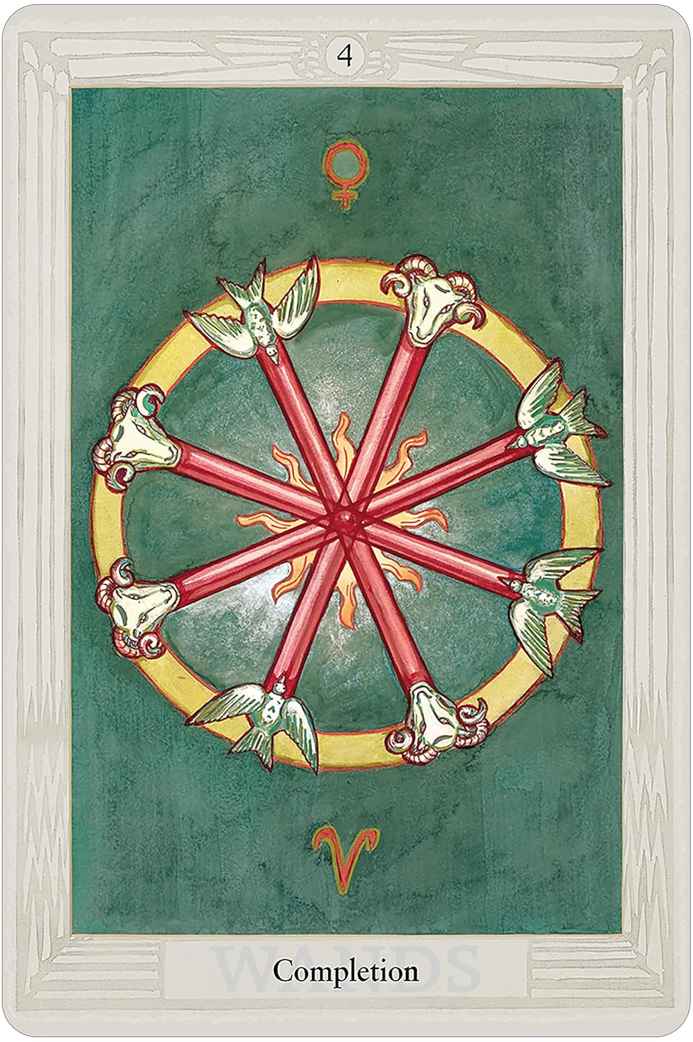 Crowley Thoth Tarot Large Edition by Aleister Crowley and Lady Frieda Harris with 78 large-format esoteric cards and 80-page booklet by U.S. Games.