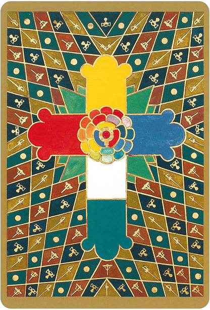 Crowley Thoth Tarot Large Edition by Aleister Crowley and Lady Frieda Harris with 78 large-format esoteric cards and 80-page booklet by U.S. Games.