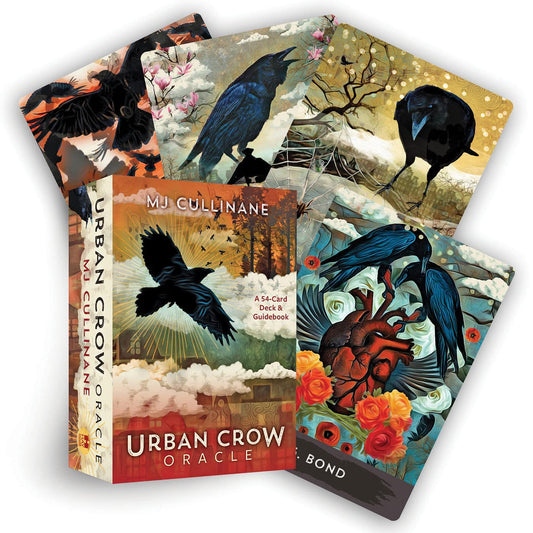 Urban crow oracle cards and guidebook