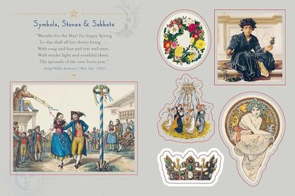 WICCA STICKER BOOK More than 400 Magickal & Mystical Stickers - Oneness emporium