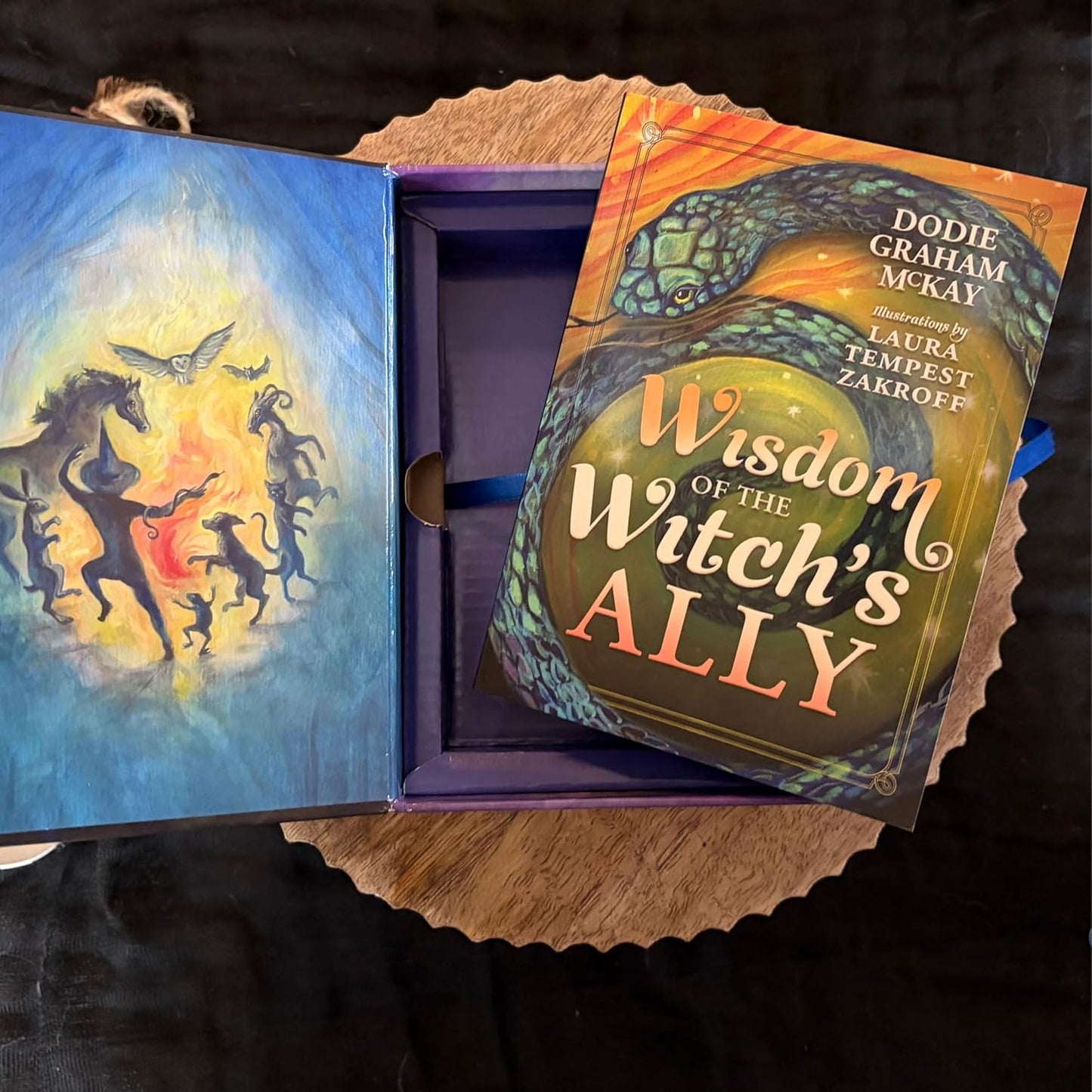 A witch's ally oracle card deck. Laura Tempest Zakroff and Dodie Graham McKay. Published by LLewellyn Books. Available at Oneness Emporium