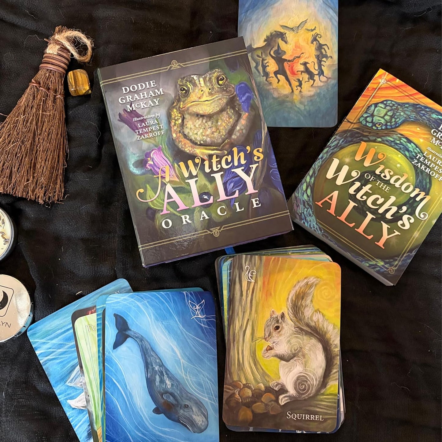 A witch's ally oracle card deck. Laura Tempest Zakroff and Dodie Graham McKay. Published by LLewellyn Books. Available at Oneness Emporium