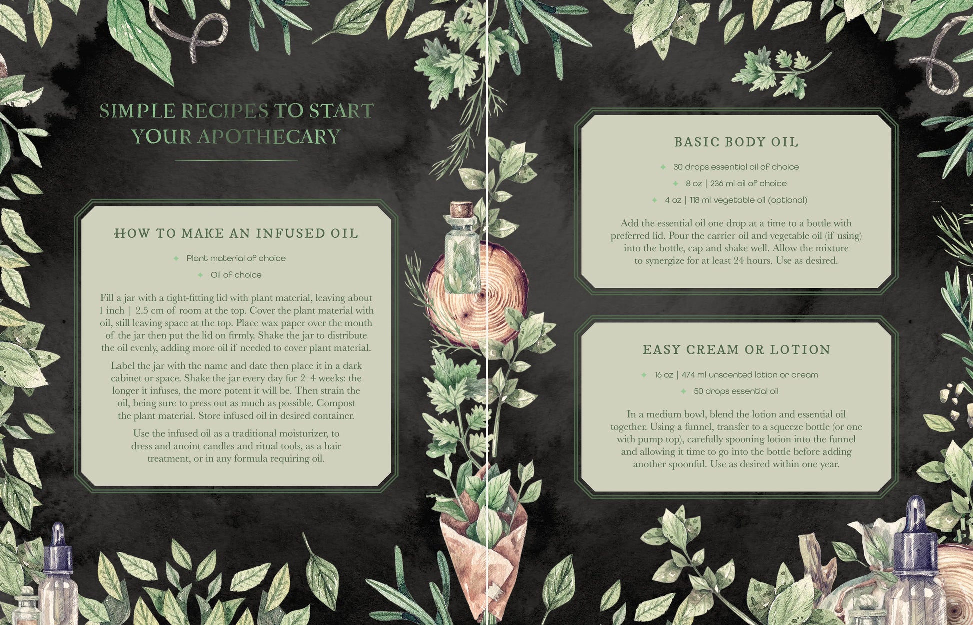 The Witch’s Apothecary book on herbal magic and potion making.