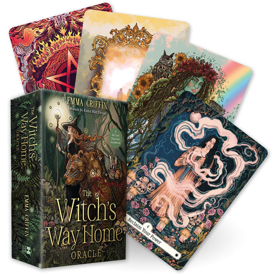The witch's way home oracle cards deck by Emma Griffin, published by Hay house UK. Available at Oneness Emporium