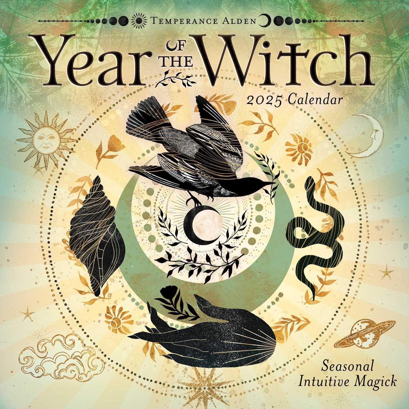 Year of the Witch 2025 Wall Calendar: Seasonal Intuitive Magick